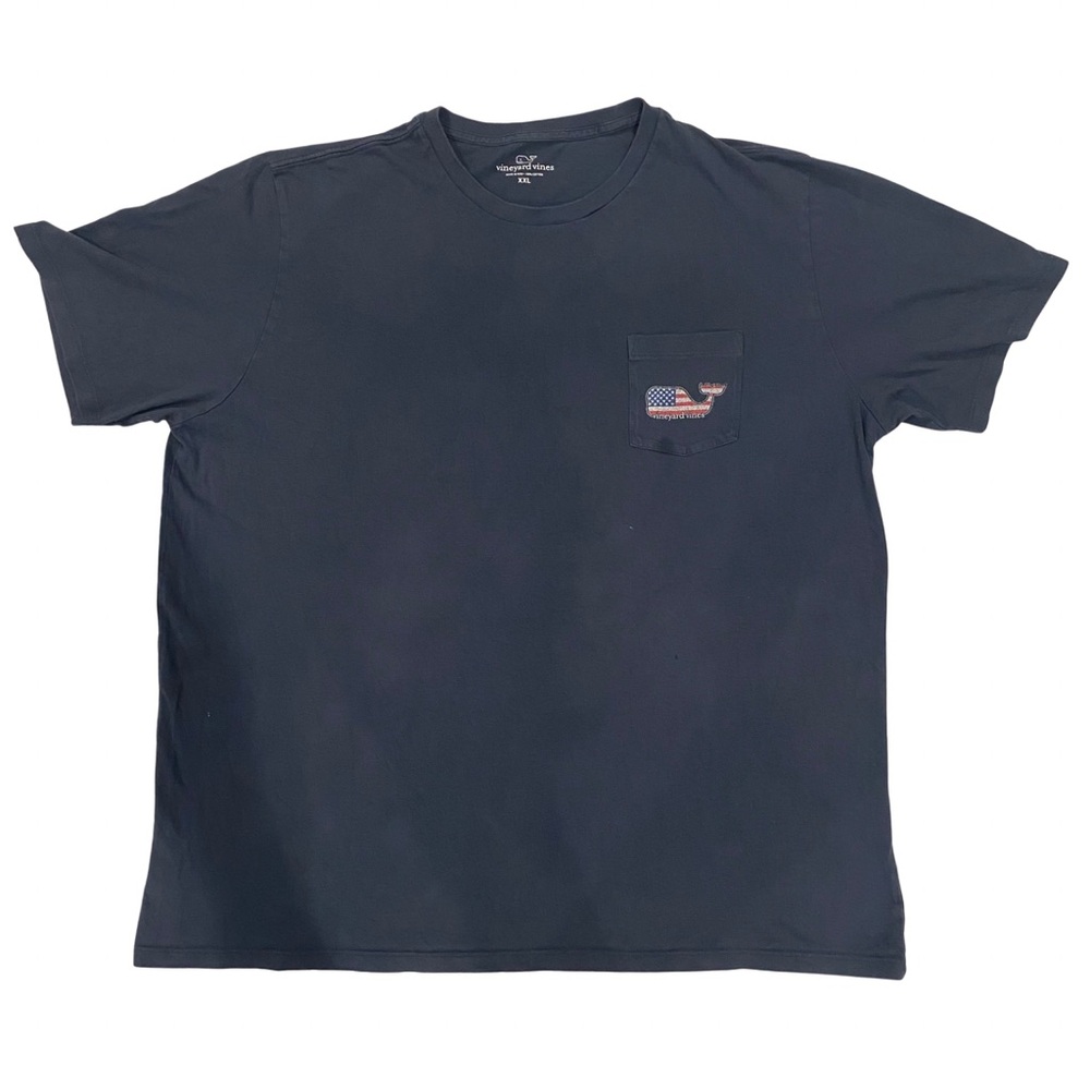 Vineyard Vines USA Flag Whale Tee XXL
